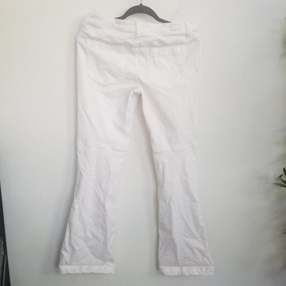 JOIE JEANS jane flare white denim pants sz 30 - Picture 4 of 7